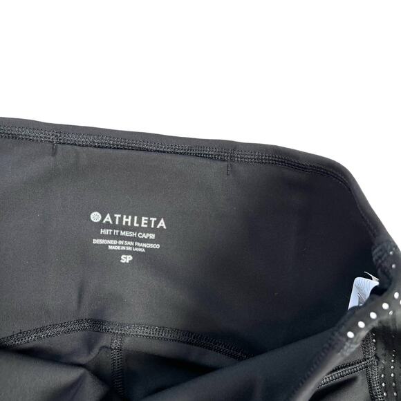 Athleta Women’s blank and white compression athletic leggings - Picture 2 of 5